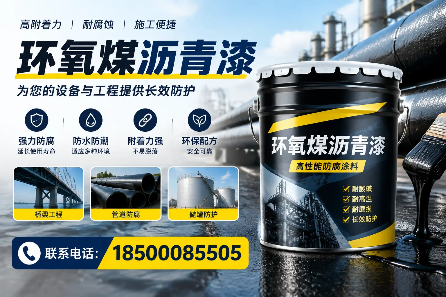 环氧煤沥青漆与其他涂料的对比分析，助力青岛企业决策